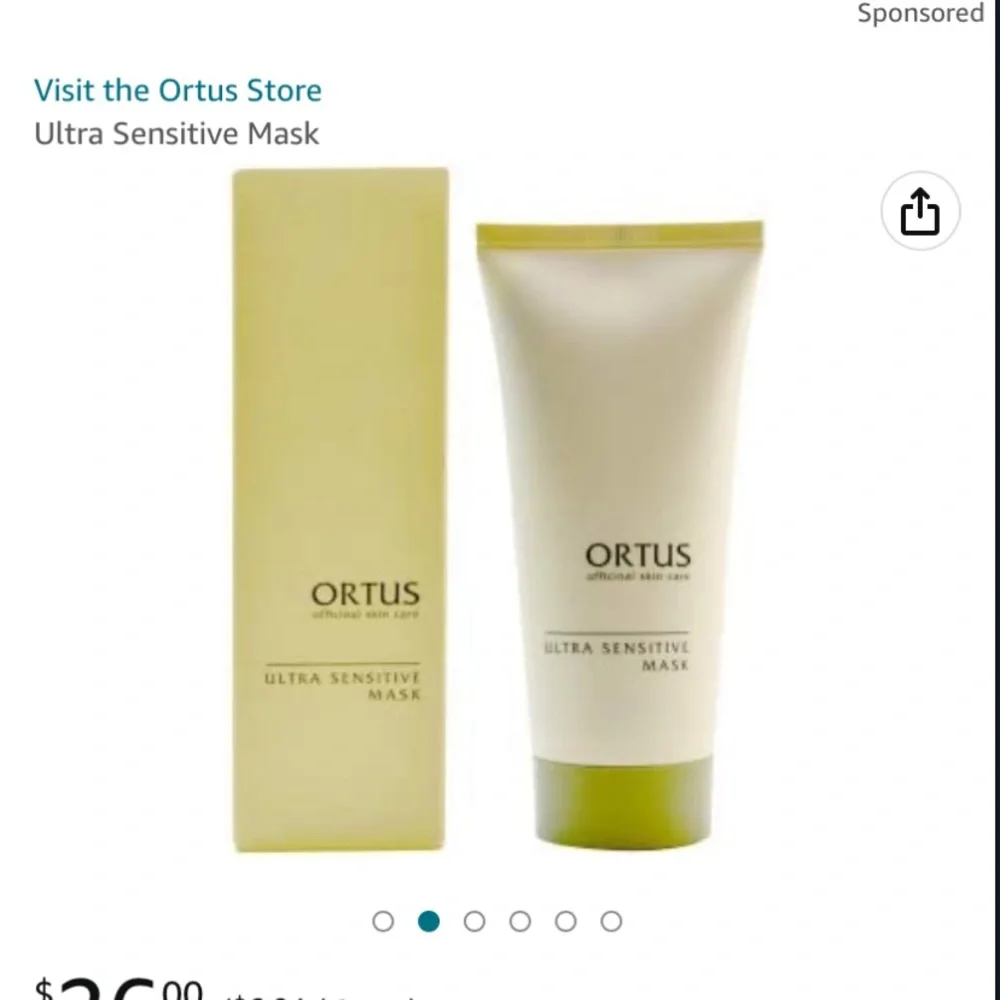 Ortus ultra sensitive mask. New in box‎ with tags. Sealed. Retail 26